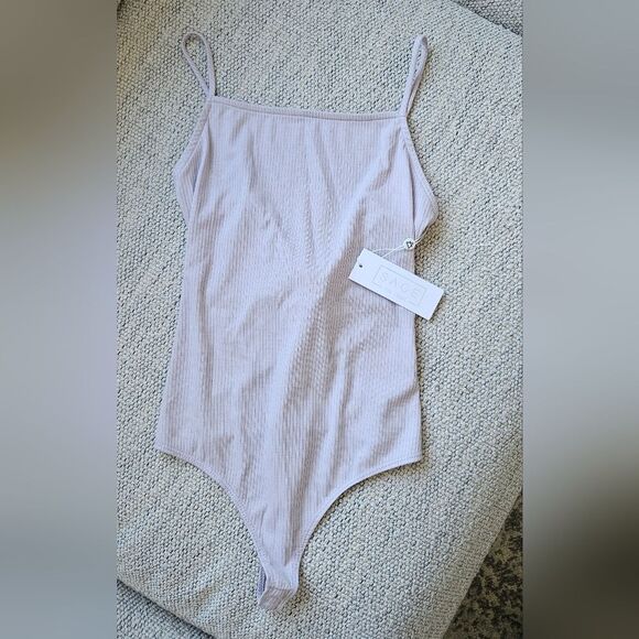 💝Sadie & Sage Lavender Ribbed Bodysuit - Picture 2 of 2